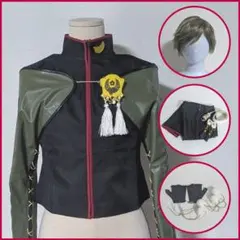 コストモ 刀剣乱舞 鶯丸 コスプレ 衣装 送料無料】とうらぶ風 黒×鶯色 鶯丸