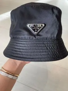 ✨未使用✨PRADA プラダ バケットハット ナイロン 希少L 芸能人着用 サナ ✨未使用✨PRADA プラダ バケットハット ナイロン 希少L 芸能人着用