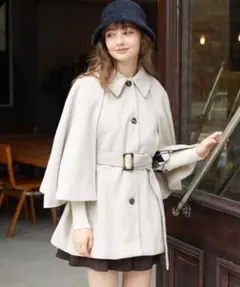 【archives】2wayケープミドルコート