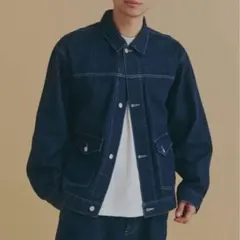 未使用　coen TATSURO YASUI デニムカバーオール　ネイビー　L