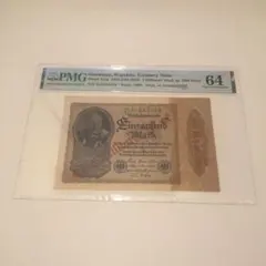 完全未使用級 紙幣 PMG 64 1922年ドイツ 紙幣 1000 10億マルク 完全未使用級 紙幣 PMG 64 1922年ドイツ 紙幣 1000 10億マルク 完全