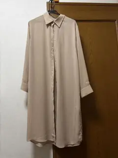 PUNYUS シャツワンピース ベージュ サイズ2