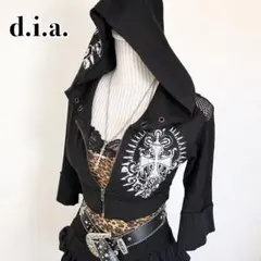 未使用級✨当時物✨d.i.a. 00s y2k 十字架 パーカー 平成ギャル