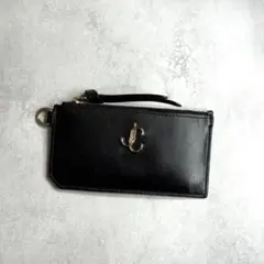 JIMMY CHOO ジミーチュウ / ハンネコインカードホルダー ブラック