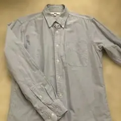 ユニクロ　オックスフォードシャツ　ライトブルー　M