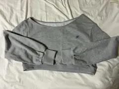 グレー クロップド セーター Fサイズ