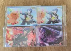 プロセカ　ウエハース　メタリックプラカード　KAITO　4枚セット