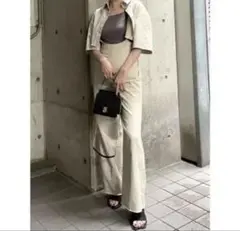 EMODA サロペット ベージュ Fサイズ