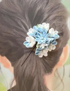 ハンドメイド 髪飾り Ｕピン