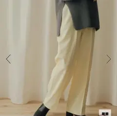 【新品未使用】SENSE OF PLACE センタープレススラックスパンツ