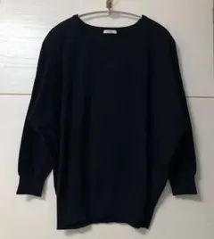 アイテムズ アーバンリサーチ items Vネック ニット ネイビー