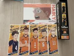 ハイキュー‼︎ 烏野高校　グッズ（キャンパス風ボード、ポスター、ロングステッカー）