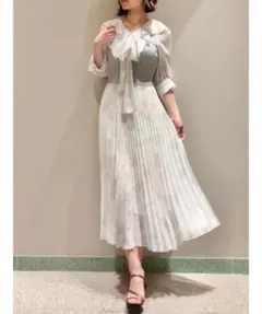 snidel リブベアワンピース