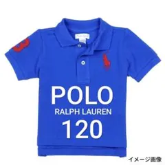 Polo Ralph Lauren ポロシャツ 6号 ブルー　ビックポニー