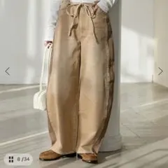 新品☆JOURNAL STANDARD 13ozカラーラインデニム　38のサムネイル