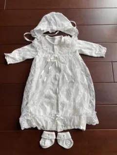 日本製　セレモニードレス 新生児 女の子 靴下 帽子
