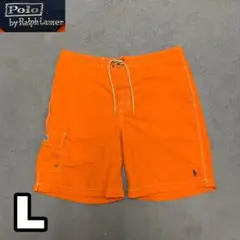 4WD563 90s RalphLauren ライナー付き スイムショーツ