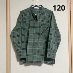 新品未使用 birthday チェックシャツ 120 tiny manon