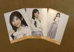 長嶋凛桜 乃木坂46 生写真 ビッグボウタイブラウス 3種　コンプ