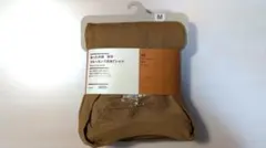 無印良品　あったか綿　厚手　クルーネック長袖Ｔシャツ　M　紳士　キャメル