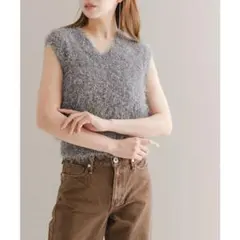 URBAN RESEARCH ROSSO シャギーニットベスト （GRAY）