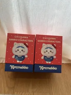 新品】ちいかわ Kiramekko ハチワレ 2点セット テディベア キティ