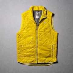 【☆希少☆】 G-STAR RAW キルティングベスト イエロー Mサイズ 古着