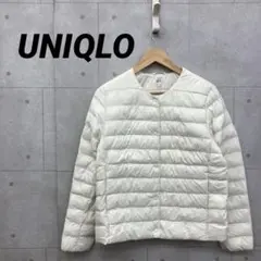 UNIQLO ライトダウンジャケット パフテック レディース L オフホワイト