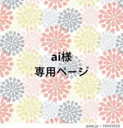 ai様専用ページ