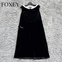 未使用✨24年 完売品 フォクシー ティアラ 襟付きベロアワンピース ブラック 2025年最新】フォクシー ベロアの人気アイテム - メルカリ