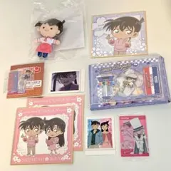 名探偵コナン　コナン　工藤新一　アクスタ　ぬいぐるみ　ぱしゃこれ　コナンカフェ