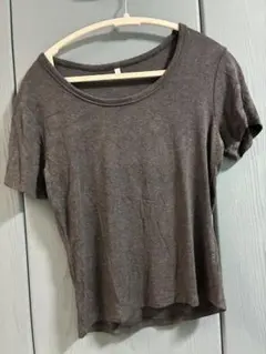 coca リブTシャツ　チャコールグレー　Lのサムネイル