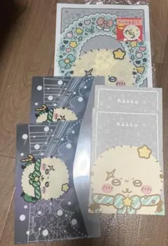 ちいかわ　セブンイレブン　クリスマス　クリアファイル　ラッコ