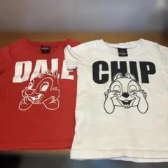 BABYDOLL チップとデール Tシャツ 2枚セット 100cm