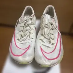 [箱あり.パンクあり]Nike maxfly 26cm ホワイト/ピンク