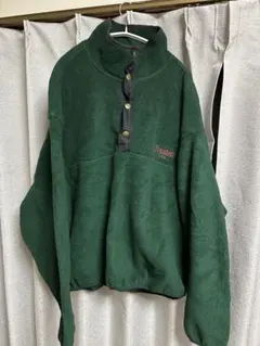 ダークグリーン フリースジャケット