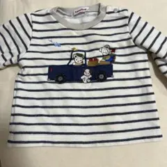 familiar ストライプ トレーナー 80