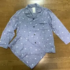 G.Natural メンズ パジャマ 上下セット Mサイズ ブルー