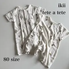 ikii テータテート Tシャツ ロンパース 綿 半袖 韓国子供服 ベビーのサムネイル
