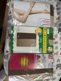 アツギ ベージュ ストッキング S-ML3点セット10足