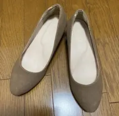 新品　grove ブラウン ウェッジヒールパンプス 24.0cmのサムネイル