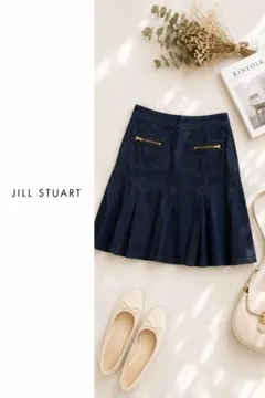 JILL STUART 水原希子デニムプリーツミニスカートジルスチュアートのサムネイル
