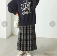 大セール　極美品　お得　新品　未使用　ロングスカート　秋冬　ジーナシス　ニット