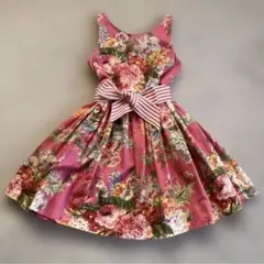 【美品】ポロラルフローレン花柄ワンピース 110cmのサムネイル