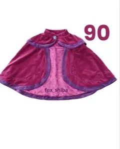 新品しまむら littc リトシー アナと雪の女王 エルサ 戴冠式 ケープ 90