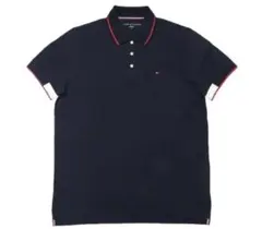 新品タグ付 Tommy Hilfiger ポロシャツ トミーヒルフィガー 紺