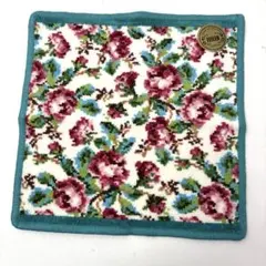 FEILER 花柄ハンカチ コットン100% M186