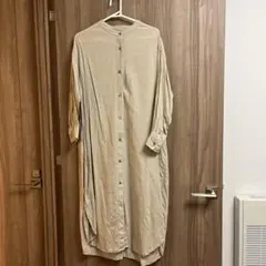 美品♡LOWRYSFARMシャツロングワンピース