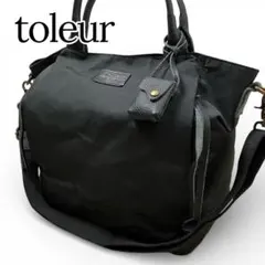 toleur トーラ ショルダーバッグ ハンドバッグ 2way ナイロン レザー