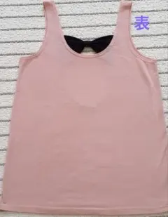 ANAP タンクトップ ピンク リボン バックデザイン ヨガウェアのサムネイル